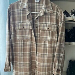 Princess Polly Flannel Size 0, In Excellent Condition, worn once